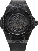 Hublot Big Bang Sang Bleu All Black Pave 39mm 465.CS.1114.VR.1700.MXM18