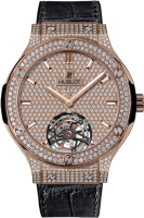 Hublot Classic Fusion Tourbillon King Gold Full Pave 45mm 505.OX.9010.LR.1704