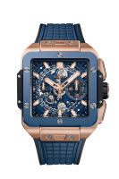 Hublot Square Bang Unico King Gold Blue Ceramic 821.OL.5180.RX