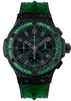 Hublot Big Bang Carbon Bezel Baguette Tsavorites 44mm 301.QX.1791.HR.1922