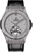 Hublot Classic Fusion Tourbillon Titanium Full Pave 45mm 505.NX.9010.LR.1704