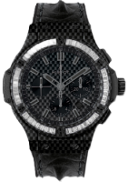 Hublot Big Bang Carbon Bezel Baguette Diamonds 44mm 301.QX.1740.HR.1904