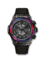 Hublot Big Bang Unico All Black Sapphire Galaxy 45mm 411.JB.4901.RT.4098