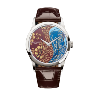Patek Philippe Calatrava Bhutan Textiles 38mm 5077P-102