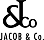 Логотип бренда «Jacob & Co» на белом фоне
